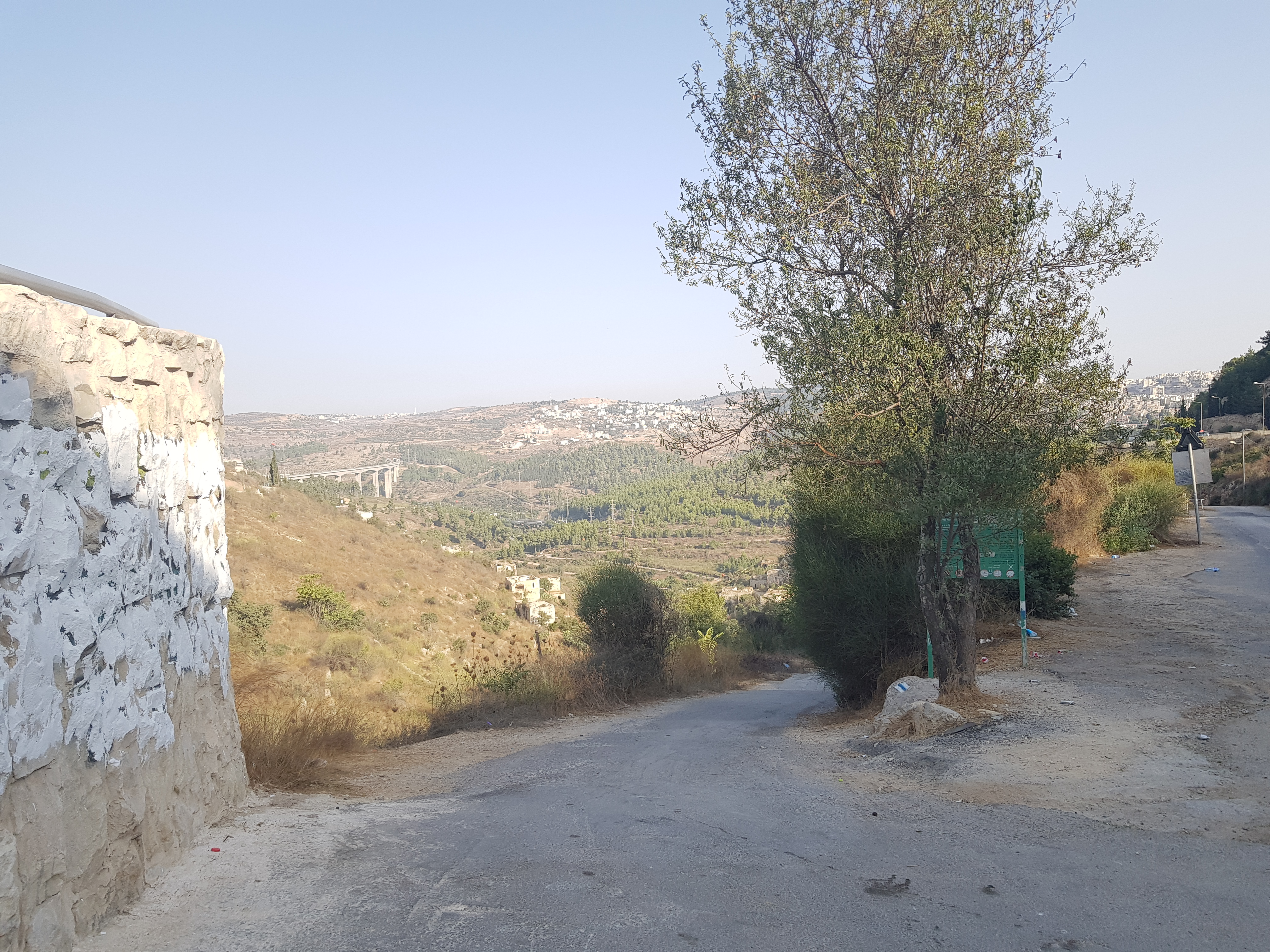 Trail to Lifta, near Jerusalem