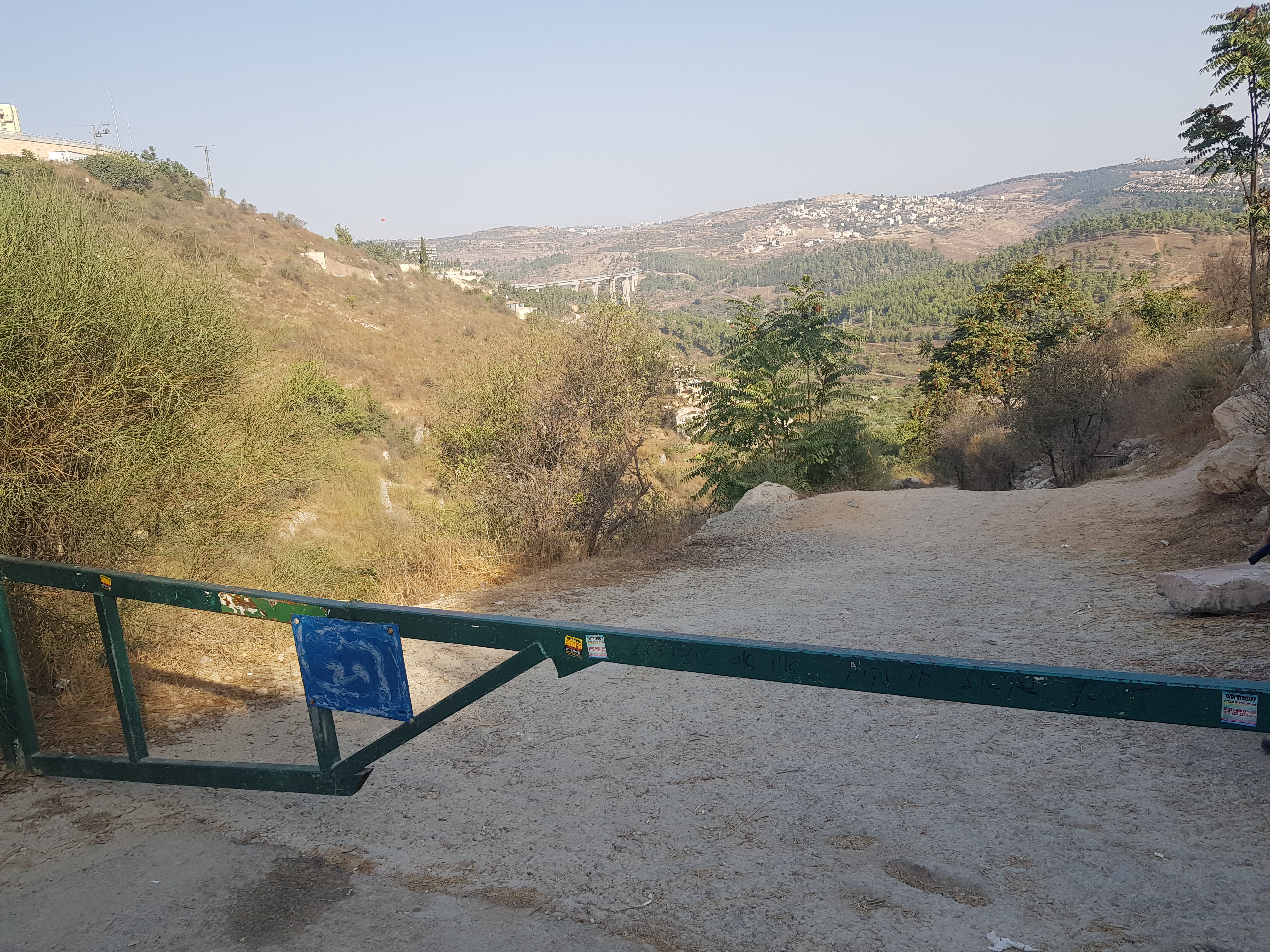 The trail to Lifta