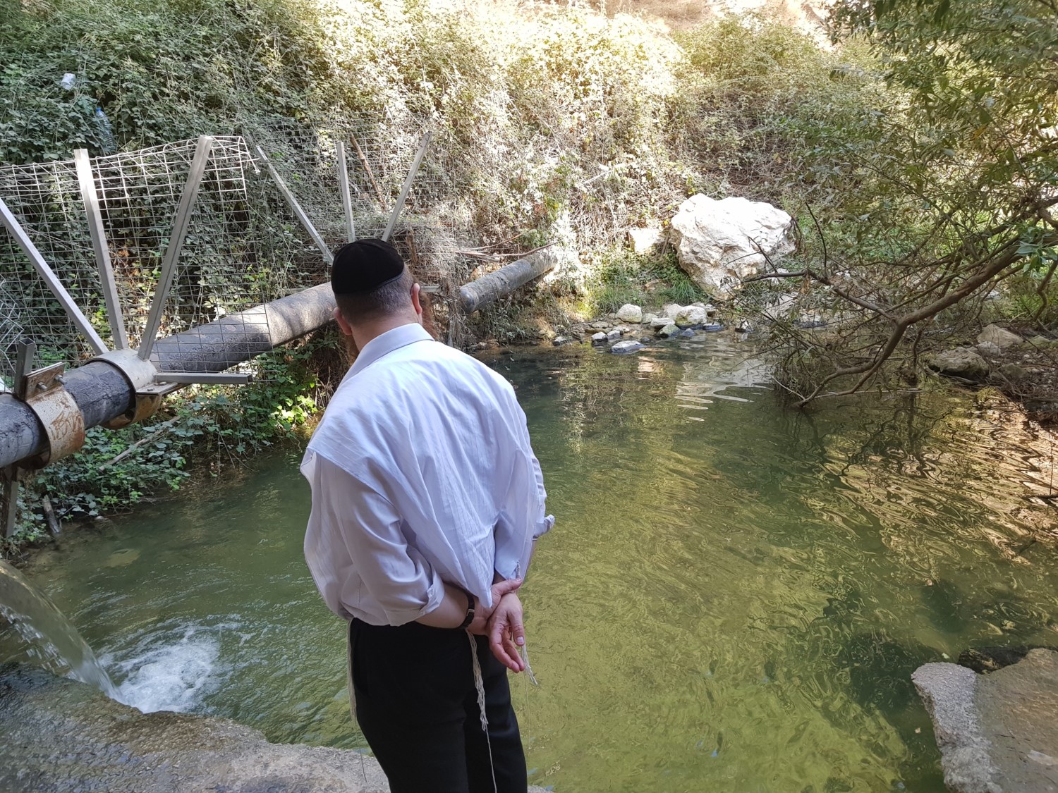 Ein Aravot on the Israel National Trail