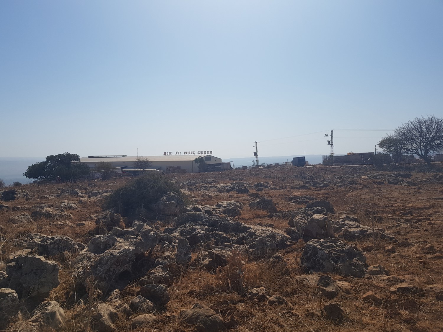 Packing factory on the Israel National Trail