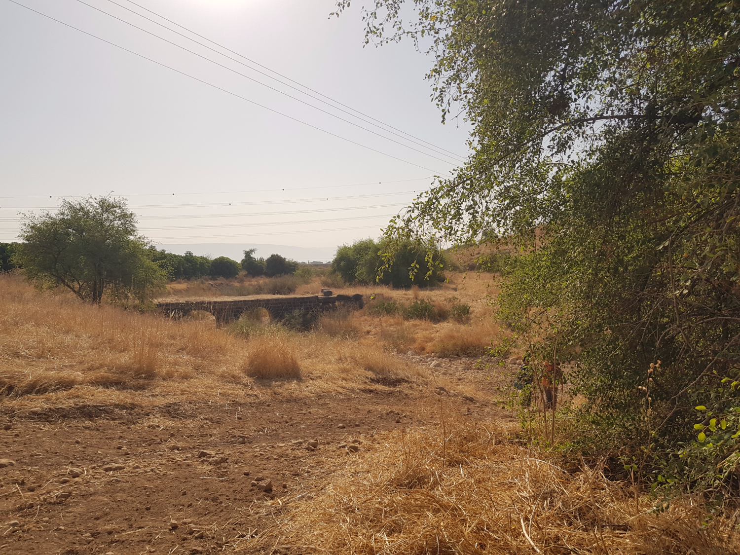 Lower Nahal Amud ancient bridge