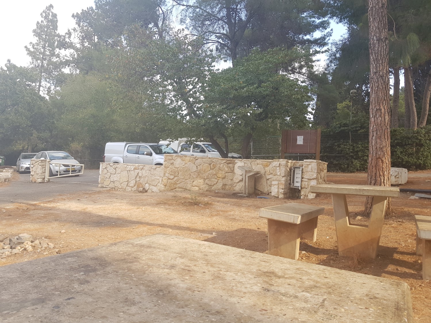 The Yagur Camping area