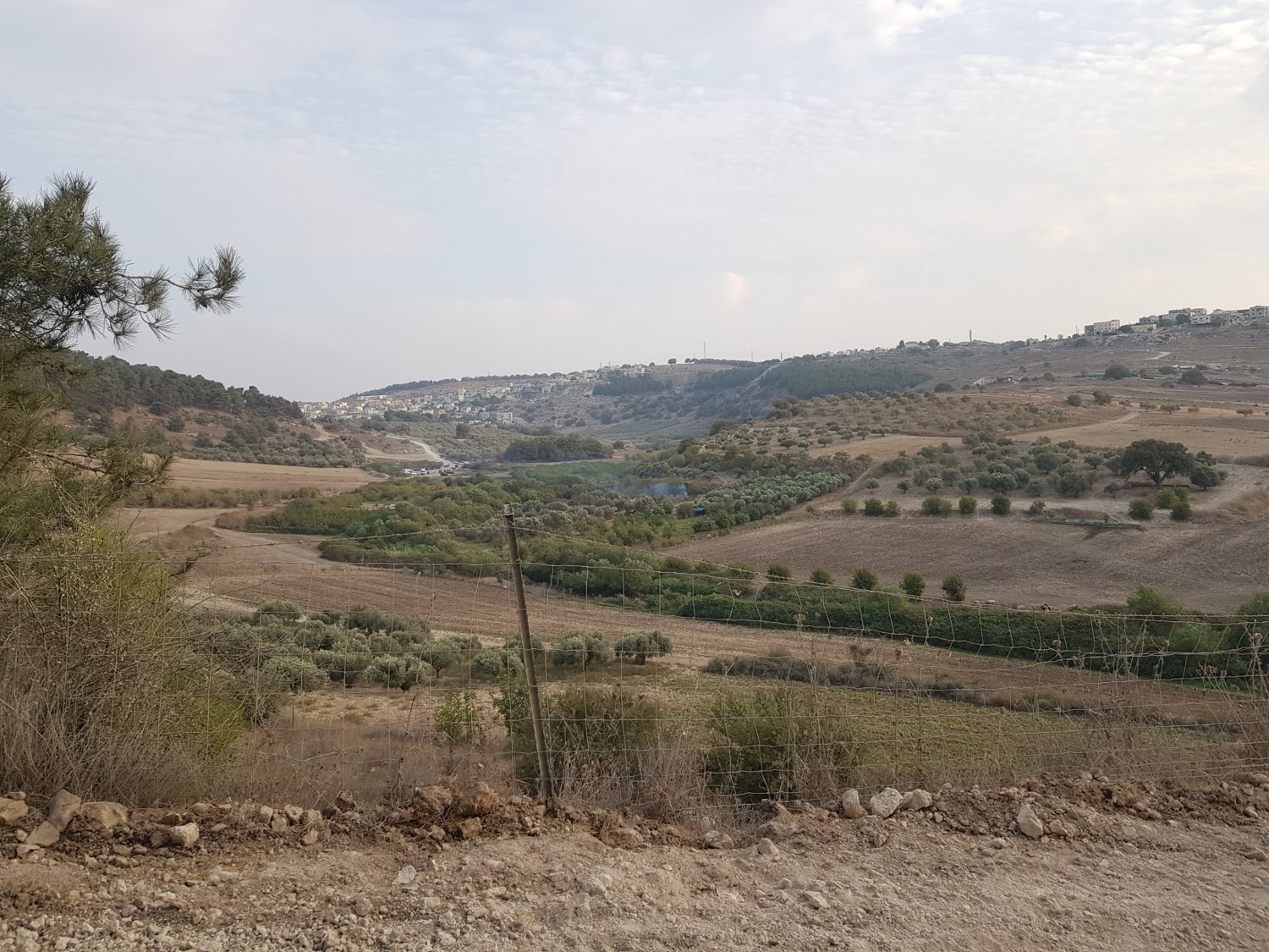 The Israel National Trail along Zippori Stream