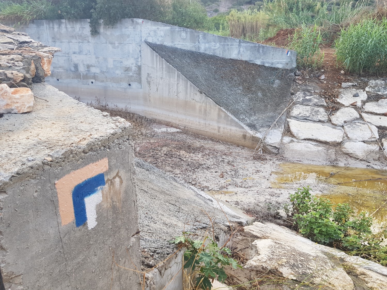 The Dalia stream flowing channel