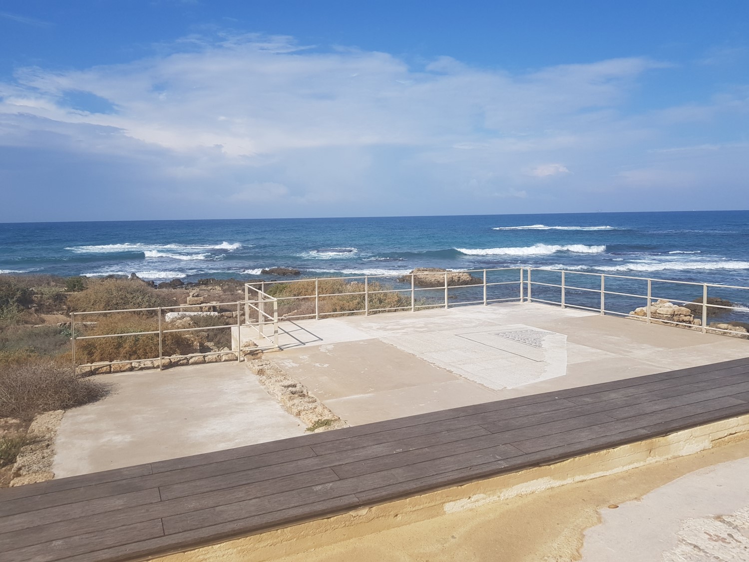 The ancient synagogue of Caesarea