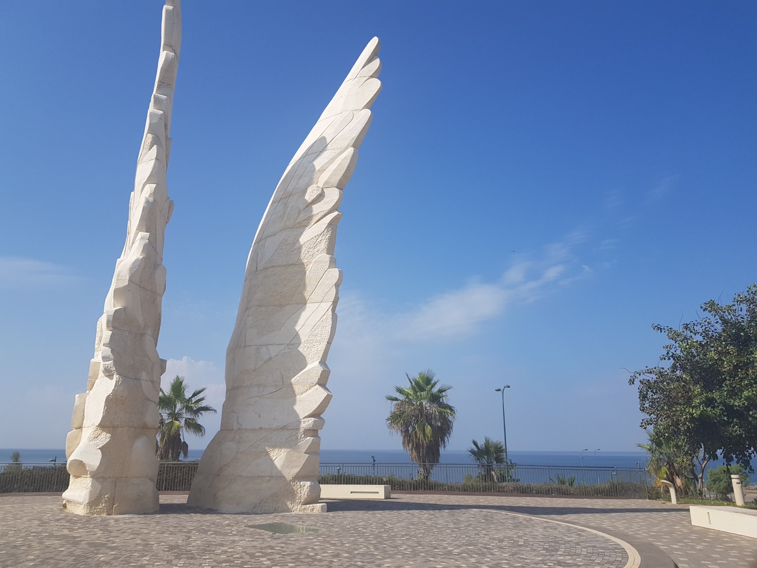 The Victory Monument in Netanya on the Israel National Trail