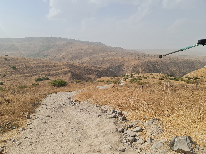 A descent on the Golan Trail